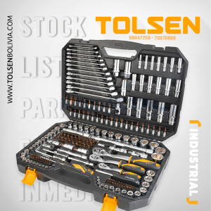 15147 JGO DE DADOS 1/4″ – 1/2″ – 3/8″ DE 216PCS (INDUSTRIAL)