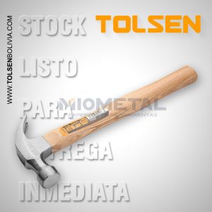 25150 MARTILLO DE GARRA MANGO DE MADERA 16 OZ/450G