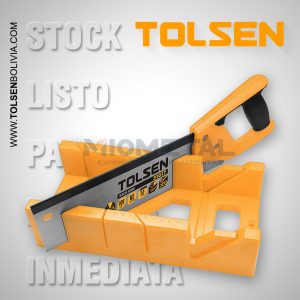 31017 CONJUNTO DE CAJA DE INGLETE CON SIERRA 300MM 2PZA
