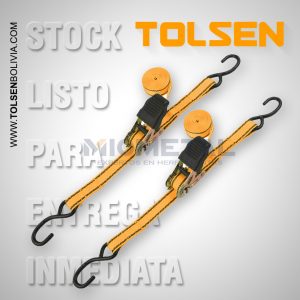 62252 JGO DE CORREA DE TRINQUETE 2PZA 25MM*5M