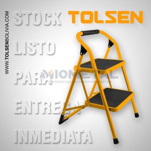 62680 ESCALERA DE ACERO CAPACIDAD 200 LB/2 PASOS