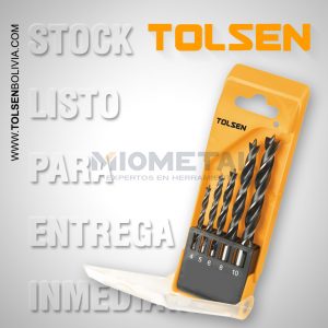75625 JGO DE BROCAS PARA MADERA 5PZA 4-5-6-8-10MM