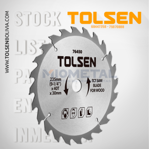 76176 DISCO DE SIERRA CIRCULAR  TCT 355 (14″)* 80T*30MM