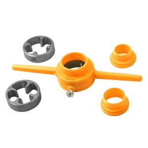 33008 JUEGO DE TARRAJA DE PVC 6PCS 1/2”-3/4”-1”