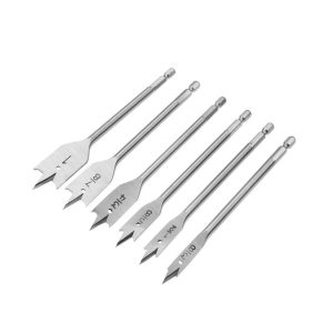 75656 6 BROCAS PLANAS PARA MADERA 3/8″-1″