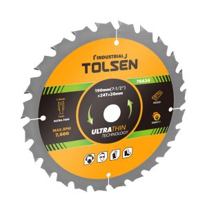 76434 DISCO DE SIERRA TCT 190 (7-1/2″)*24 DIENTES*20 MM