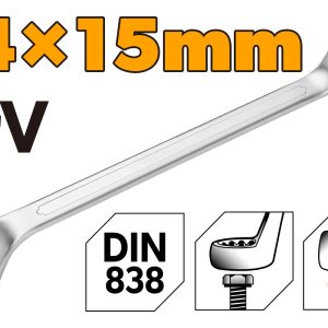15875 LLAVE DE DOBLE ANILLO (INDUSTRIAL) 14 X 15 MM